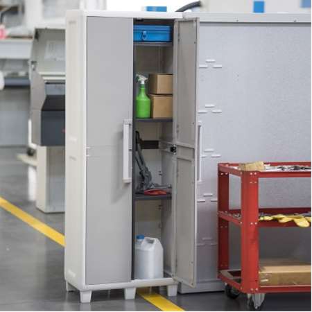 ARMARIO URBAN CON ESTANTES 2 PUERTAS 65X38X178CM