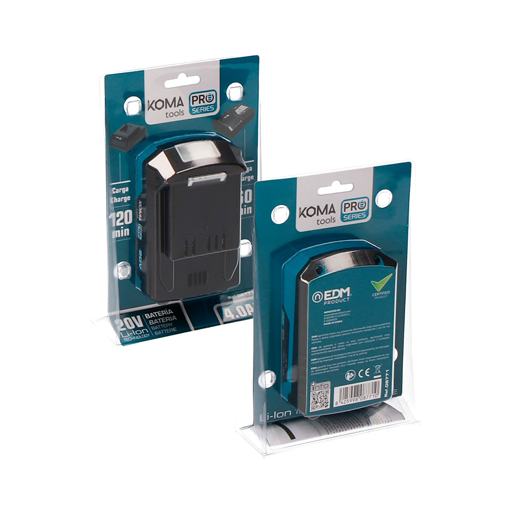 BATERIA LITIO 20V 4.0 AH KOMA TOOLS PRO SERIES BATTERY EDM