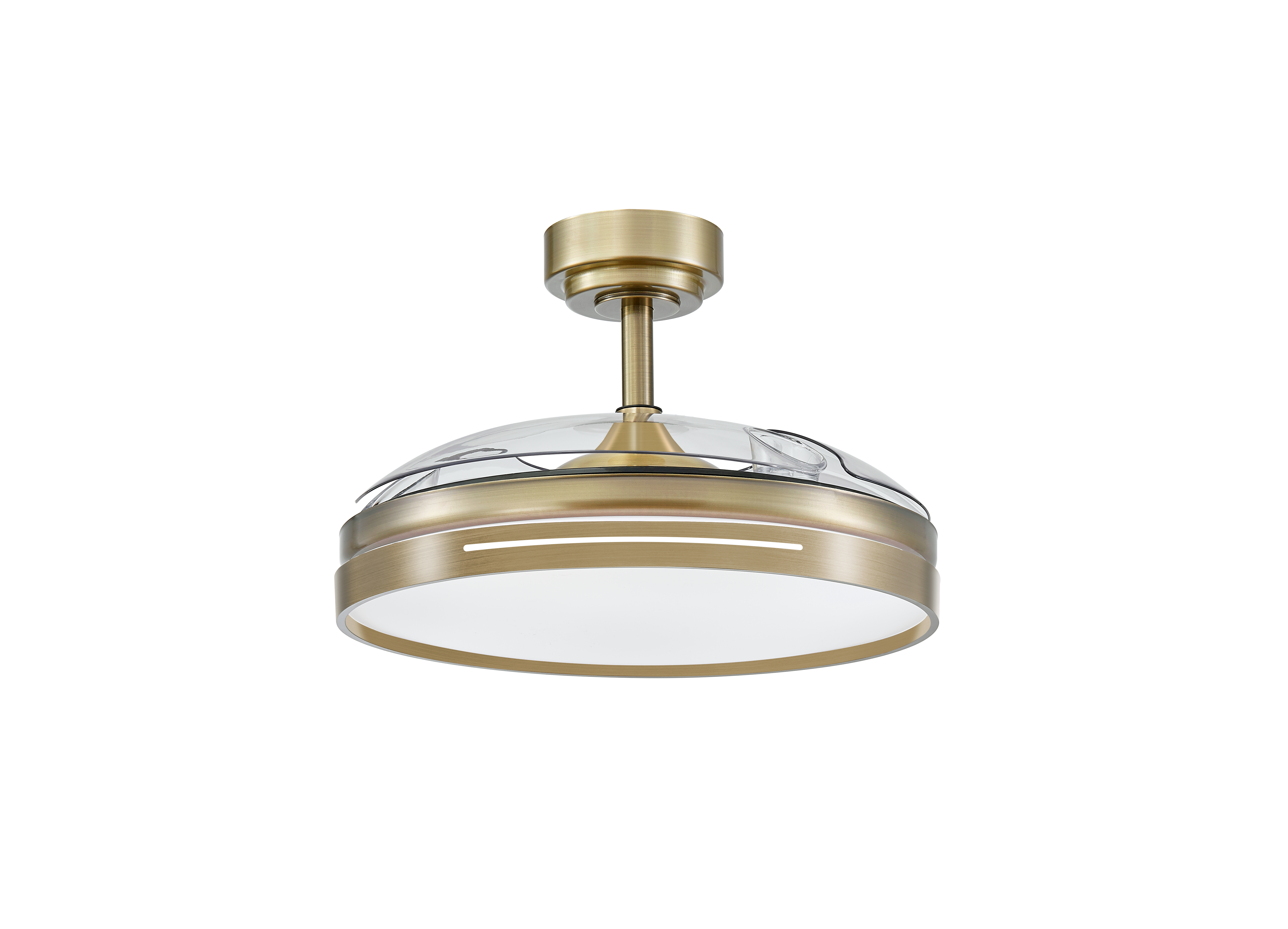 VENTILADOR DC 72W MICENAS COLOR CUERO