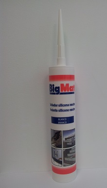 BIGMAT SILICONA NEUTRO BLANCO 300ML