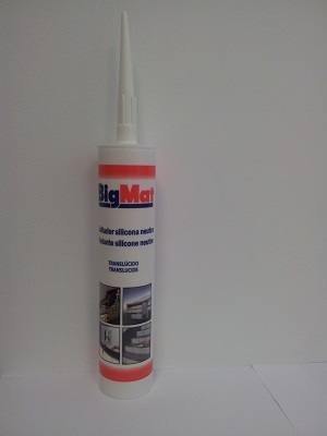 BIGMAT SILICONA NEUTRO TRANS 300ML