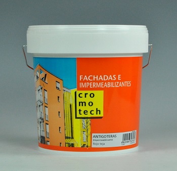 CROMOTECH ANTIGOTERAS ROJO TEJA 4L