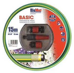 KIT MANGUERA BIGMAT BASIC 15X15 8BAR (5/8&quot;)
