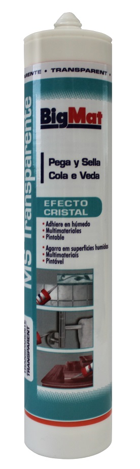 POLIMERO MS BIGMAT TRANSPARENTE 280 ML