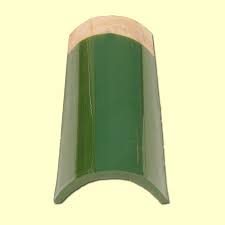 TEJA ESMALTADA VERDE COBIJO 20.