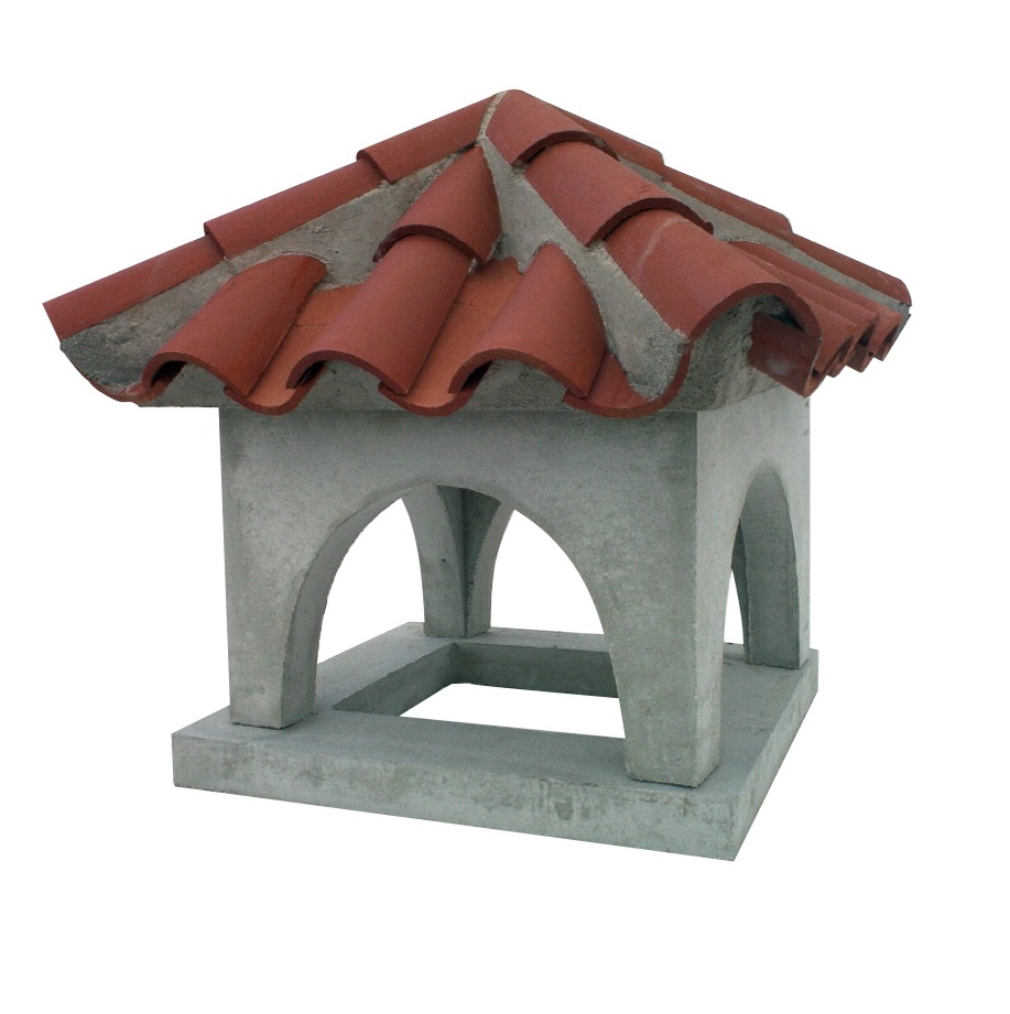 TEJADILLO COMPLETO 4 AGUAS CERAMICO ROJO