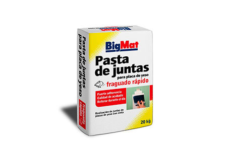 PASTA PARA JUNTAS SECADO RAPIDO BIGMAT 20 KG