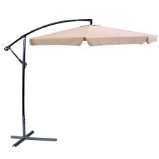 PARASOL ALUMINIO EXCENTRICO ELMON BEIGE 300X6X48