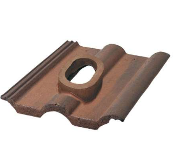 TEJA CON SALIDA CIRCULAR ARENA QUEMADA