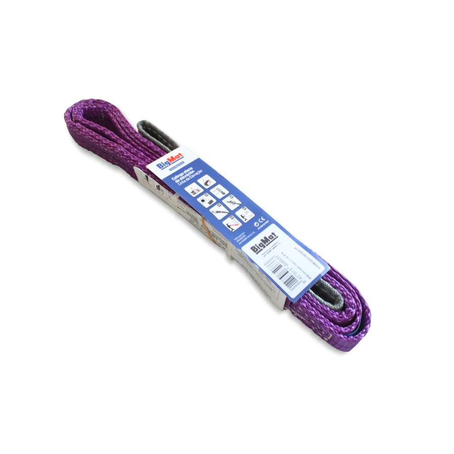 ESLINGA BIGMAT PLANA EAD 1000X1,0M - MORADA