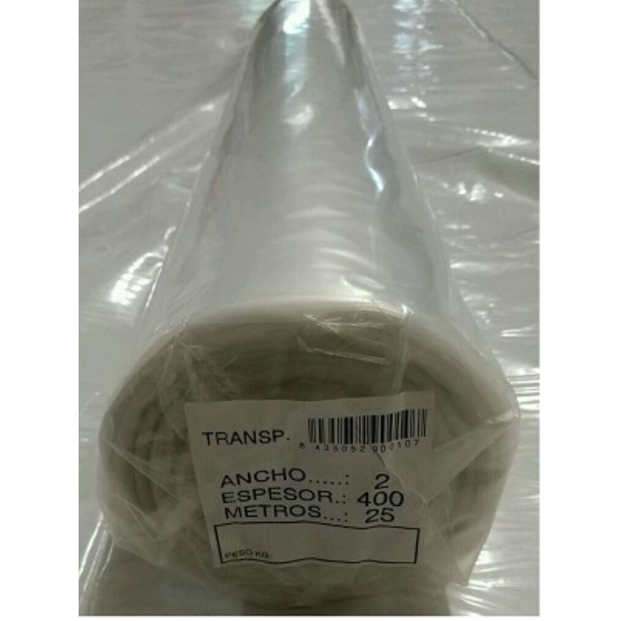 M2 PLASTICO NATURAL 2MTX25 G400