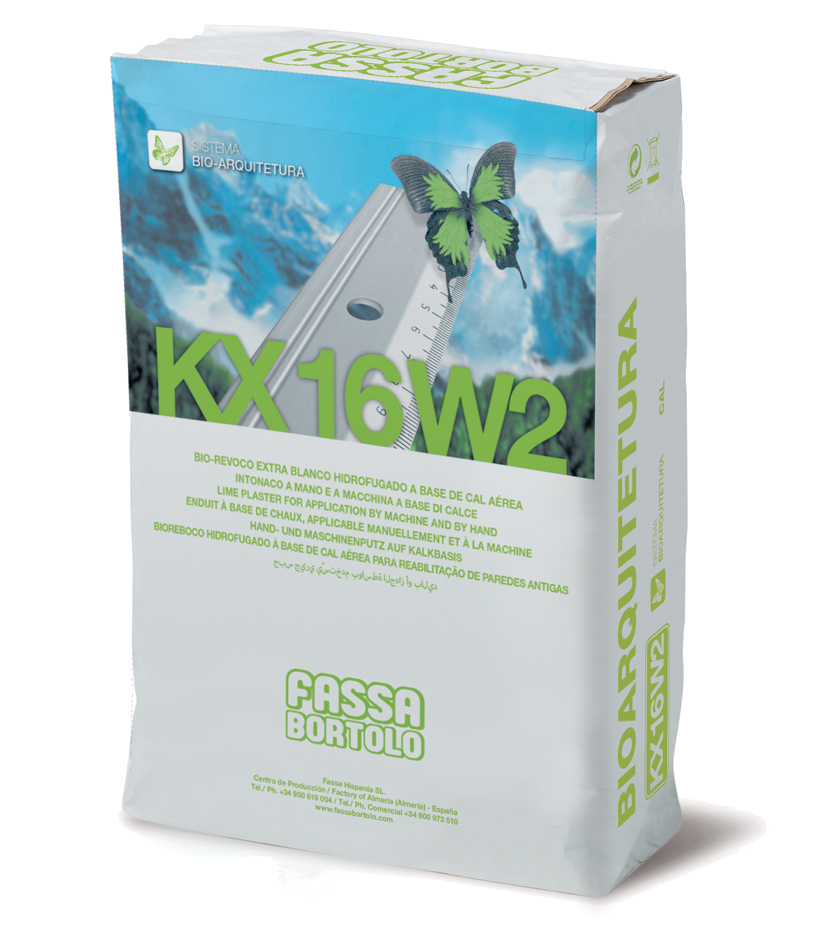 MORTERO REVOCO KX 16 W2 BCO. HIDROF. A BASE CAL AREA