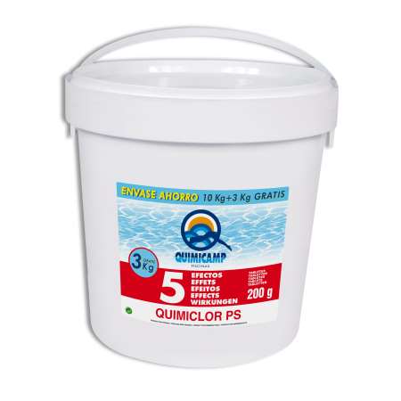 QUIMICLOR 5 EFECTOS TAB. 250GRS. 10+3KGS.