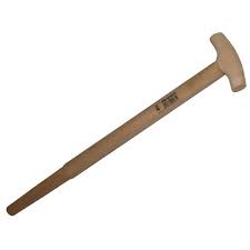 MANGO MADERA PALA MULETA BARNIZADO COLOTOOL 700 MM.