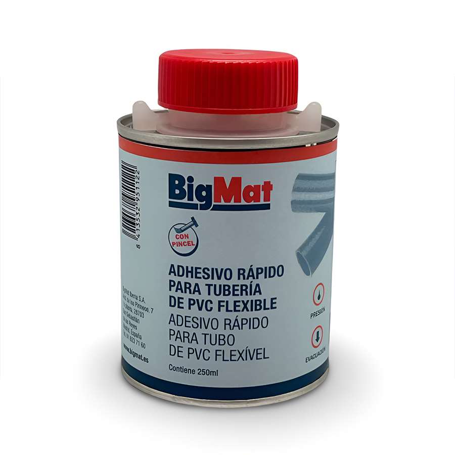 ADHESIVO PVC BIGMAT FLEXIBLE 250ML PINCEL