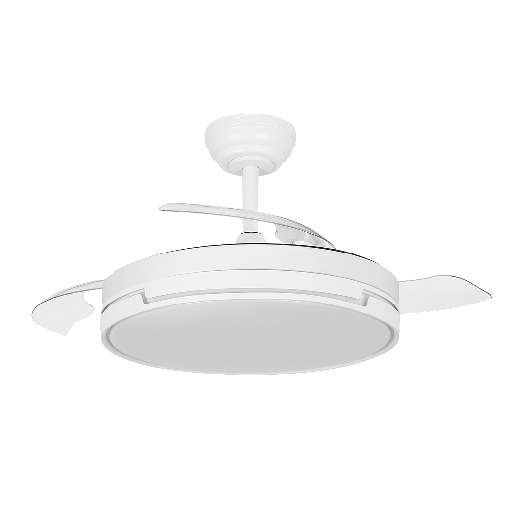 VENTILADOR DC PAPIRO 59W BLANCO