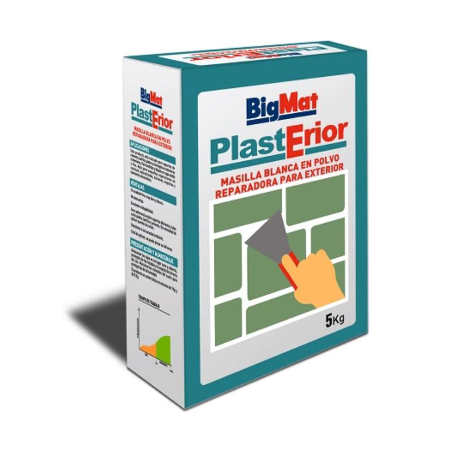 MASILLA EXTERIOR PLASTERIOR BIGMAT CAJA 5KG