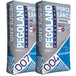 SACO PEGOLAND PROFESIONAL PORCELANICO BLANCO C2TE 20 KG. (ESP.YESO)