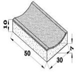 ML CANALETA BICAPA GRIS 50X30X10X7