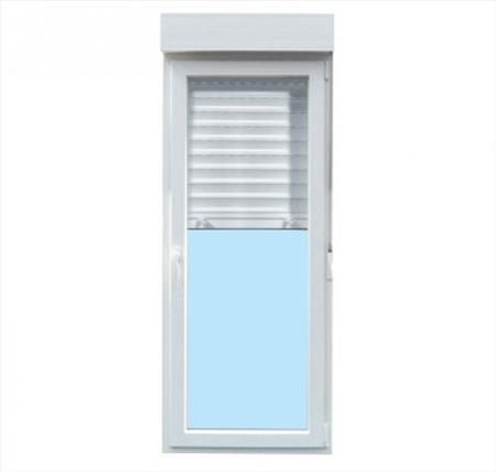 SERIE BIGWIN 70 VENTANA PVC 800X2285 BLANCO CON PERSIANA-4/16AR/4 ONE -DCHA