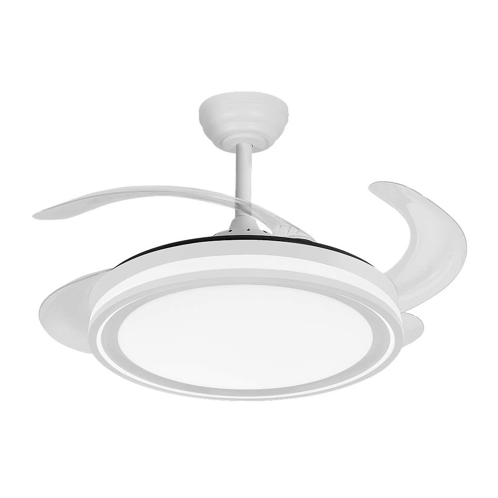 VENTILADOR TECHO BANDIDO BLANCO 4 ASPAS