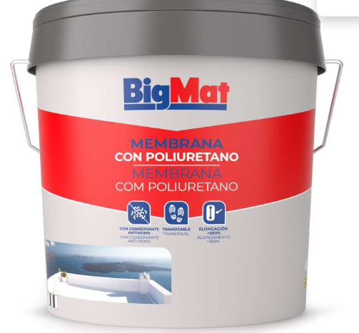 BIGMAT MEMBRANA CON PU 4L BLANCO